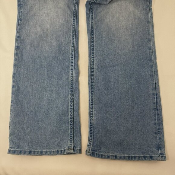 Reclaim Regular Bootleg Bootcut Jeans Men Size 27x32 Western Cowboy Distressed - Picture 9 of 12
